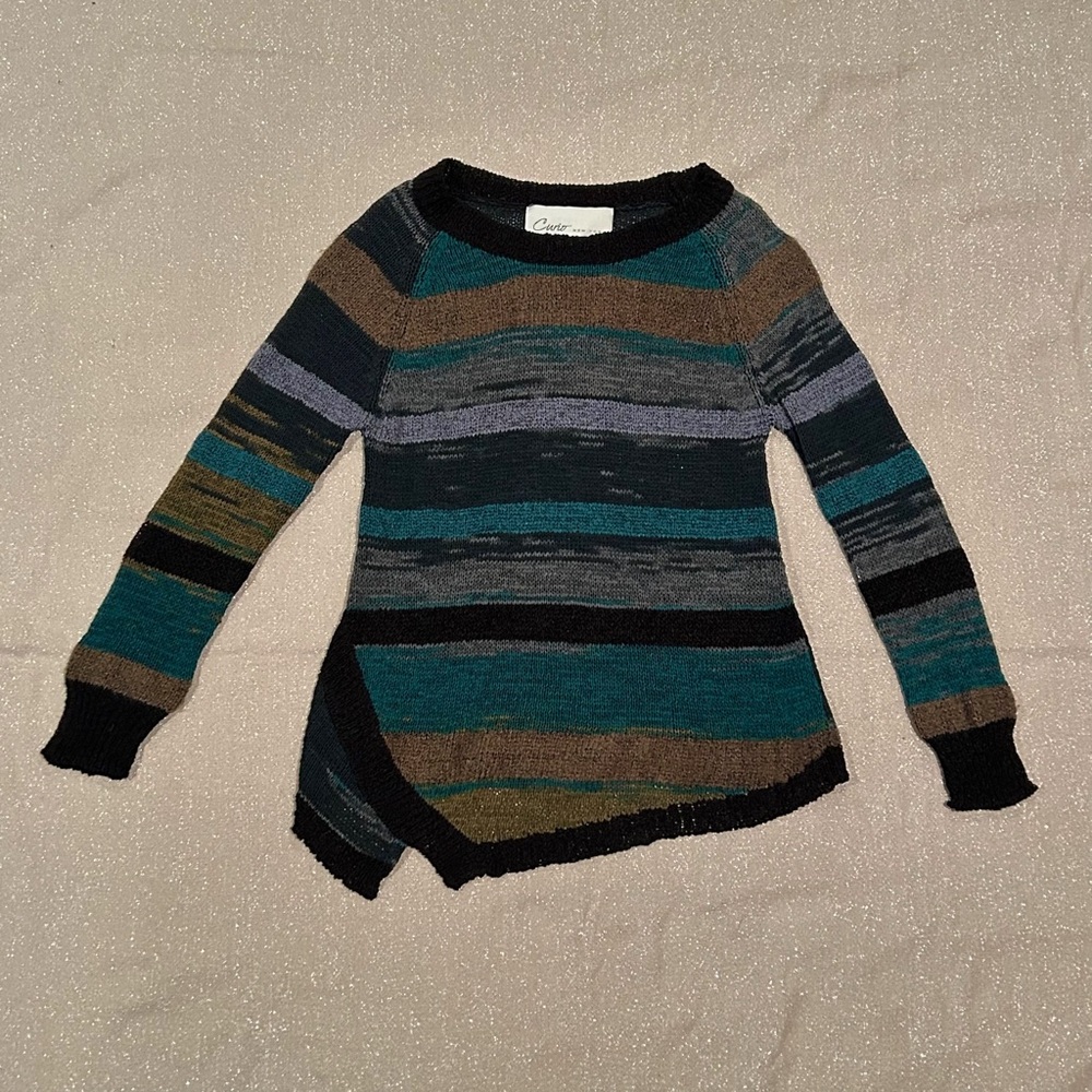 Curio New York striped sweater size M